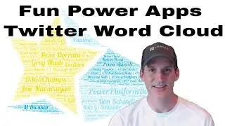 Power Apps Twitter Word Cloud