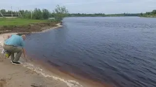 Урай река Конда много воды