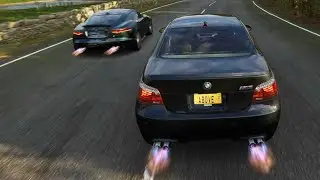 Epic Chase BMW M5 E6O vs Jaguar F-Type R Coupé - Forza Horizon 4
