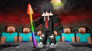100 Players Fight For God SPEAR in Minecraft