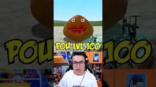 Pou di Livello 1 Vs Pou di Livello 100 💩#short #shorts #lorenzist #pou #divertente