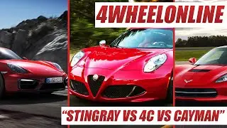 Corvette Stingray vs Alfa Romeo 4C vs Porsche Caymen : Best Sports Car for the Money