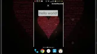 Android Widget tutorial sample