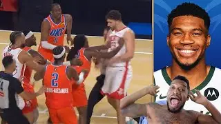 GIANNIS ALL THE WAY!! HAWKS at BUCKS/ THUNDER FULL GAME HIGHLIGHTS | EMIRATES NBA CUP SEMI FINALS🏆