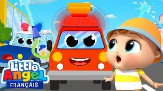 Quel son fait ta voiture préférée? 🚔  🚒  🚑 Comptines pour Bébé | Little Angel Français
