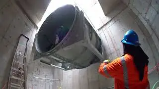 Fans installed at new midtown City Rail Link station