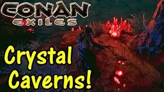 Let's Play Conan Exiles #14: Crystal Cavern!