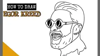 How to draw Egor Kreed
