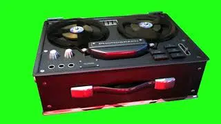 Tape Recorder Green screen effected background.[Best of GSE]