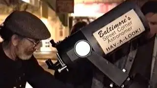 Baltimore's Street Corner Astronomer