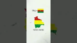 Evolution of Bolivia #shorts #geography #map #flag #bolivia  #evolution #viral #history #empire