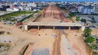 La voie de contournement de la ville d'Abidjan encore appelée Rocade Y4.  #civ225 #civ