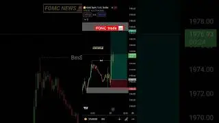 FOMC Live Trade| Fomc trading strategy | #fomc #FOMC #forex #newstrading | How to trade gold in news