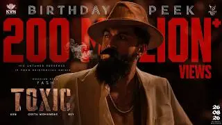 Toxic: Birthday Peek | Rocking Star Yash | Geetu Mohandas | KVN Productions | Monster Mind Creations