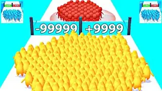 Count Masters - Level Up Stickman (Satisfying Asmr Gameplay Mobile, Math Count Running 3D)