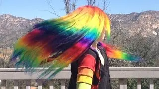 How to Dye Hair Extensions Rainbow & VP Fashion Review