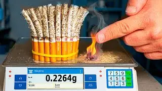 ИЗМЕНИТСЯ ЛИ ВЕС ГОРЯЩЕЙ СИГАРЕТЫ?
