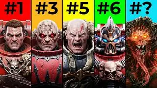 The 8 LEVELS of Chaos Space Marines in Warhammer 40K