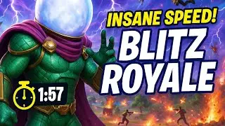 Blitz Royale Is INSANE! (Mysterio Wreaks Havoc in Fortnite's Fastest Mode)