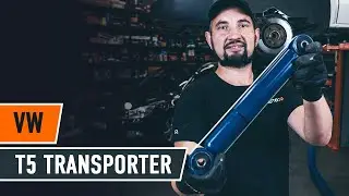 How to change rear shock absorber on VW T5 TRANSPORTER Van [TUTORIAL AUTODOC]