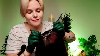 A Satisfying ASMR Real Person Scalp Check