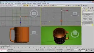 Modelando um caneco simples no 3DS Max 9 sem esboço