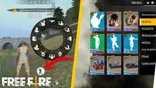 NUEVA ACTUALIZACION DE FREE FIRE CON BAILES Y EMOTES , NUEVA ARMA (DRAGUNOV) Y MAS