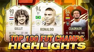 NEW TOP 100 FUT CHAMPIONS HIGHLIGHTS WITH THE SUPER TEAM! 
