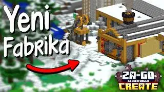 New Factory That Produces 2,500 Blocks of Iron Per Hour! (Holiday Special!) | Create: Steamforged #6