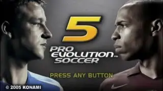 PES 5 PSP Gameplay