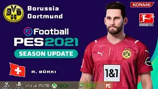 R. BÜRKI face+stats (Borussia Dortmund) How to create in PES 2021