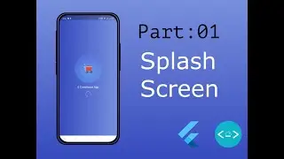 Splash Screen | Part - 01 | Bolt E-commerce App | Flutter UI | Speed Code