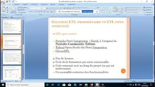 EIDM #02: TP1: Atelier sur Talend Open Studio for Data Integration (part1)