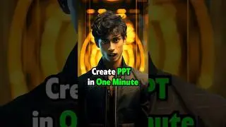 Create PPT in one minute using this ai tool #programming #youtubeshort #instashorts #viral #trand