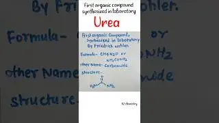 first organic compound synthesized in laboratory urea l urea chemical formula and structure l