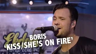 Boris - 'Kiss/She's On Fire' (Prince cover) Live @ Ekdom in de Ochtend