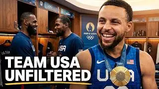 (SUPER FUNNY 🤣) BEHIND THE SCENES Team USA Basketball 🥇 2024 Paris Olympics