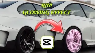 CAR RIM GLOWING Edit On Capcut | #capcuttutorial #tutorial #edit #caredit #capcut #viraledit #reels