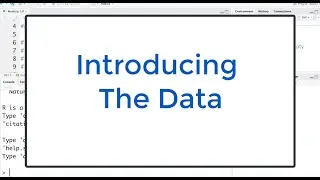 1.5 Linear Regression: Introduction to Data Used in R