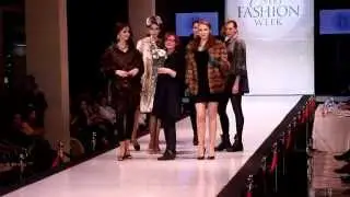 Показ мод шубы из соболя 2016 ♥ Ассоциация модельеров России  ♥  Вера Черепова Мягкое Золото