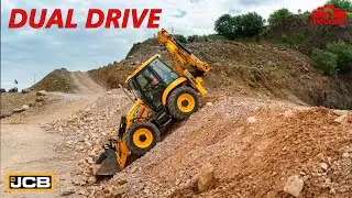 JCB - The New Dual Drive System Changes the Game -  BackhoeLoader (subtitles)