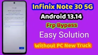 infinix Note 30 Frp Bypass/Infinix Note 30 Android 13.14 google unlock/infinix note 30 pro frp