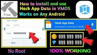 How to Install & Use Hack App Data in VMOS | No Root