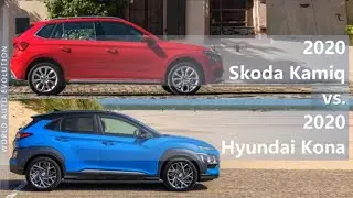 2020 Skoda Kamiq vs 2020 Hyundai Kona (technical comparison)