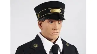 Train Conductor Animatronic Figure