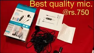 Best quality mic. For beginners.