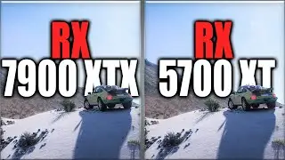 RX 7900 XTX vs RX 5700 XT Benchmark Tests - Tested 20 Games