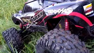Traxxas Maxx on Stairs