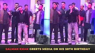 Salman Khan Greets Media with Folded Hands & Salute On His 58th Birthday