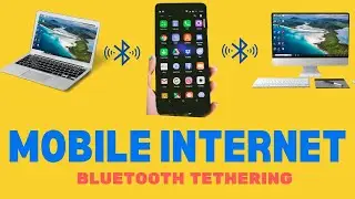 How To Connect Internet From Mobile To PC via Bluetooth | Bluetooth Internet Sharing